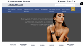 What Luxurybazaar.com website looked like in 2020 (3 years ago)