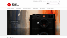What Leicastoresoho.com website looked like in 2020 (3 years ago)
