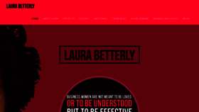 What Laurabetterly.com website looked like in 2020 (3 years ago)