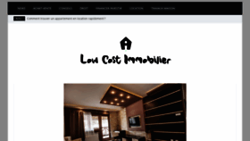 What Lowcostimmobilier28.fr website looked like in 2020 (3 years ago)