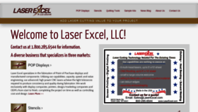 What Laserexcel.com website looked like in 2020 (3 years ago)
