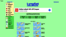 What Lyngsat-maps.com website looked like in 2020 (3 years ago)