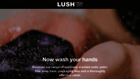 What Lush.ro website looked like in 2020 (3 years ago)