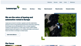 What Leaseurope.org website looked like in 2020 (3 years ago)