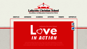 What Lafayettechristian.org website looked like in 2020 (3 years ago)