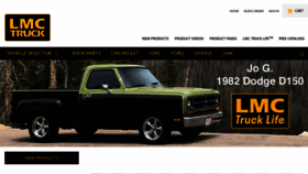 What Lmctruck.com website looked like in 2020 (3 years ago)