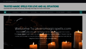 What Loversmagicspells.com website looked like in 2020 (3 years ago)