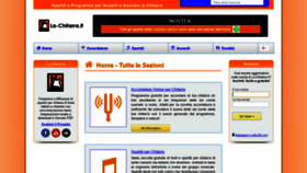 What La-chitarra.it website looked like in 2020 (3 years ago)