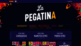 What Lapegatina.com website looked like in 2020 (3 years ago)