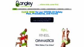What Langleygymnastics.ca website looked like in 2020 (3 years ago)