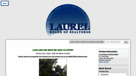 What Laurelmsrealestate.com website looked like in 2020 (3 years ago)