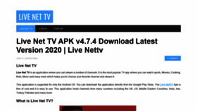 What Liveenettvapk.biz website looked like in 2020 (3 years ago)