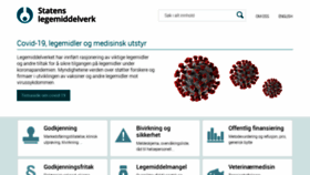 What Legemiddelverket.no website looked like in 2020 (5 years ago)