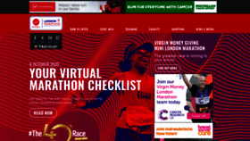 What London-marathon.co.uk website looked like in 2020 (3 years ago)