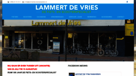 What Lammertdevries.net website looked like in 2020 (3 years ago)