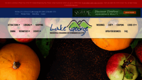 What Lakegeorgechamber.com website looked like in 2020 (3 years ago)