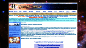 What Lightmillennium.org website looked like in 2020 (3 years ago)