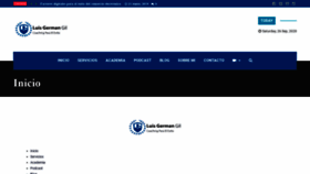 What Luisgermangil.com website looked like in 2020 (3 years ago)
