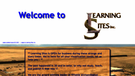 What Learningsites.com website looked like in 2020 (3 years ago)
