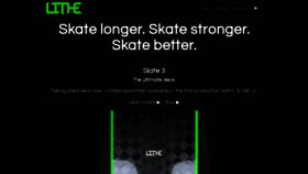 What Litheskateboards.com website looked like in 2020 (3 years ago)