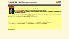 What Laeubi.de website looked like in 2020 (3 years ago)