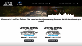 What Loufuszsubaru.com website looked like in 2020 (3 years ago)