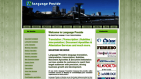 What Languagepreside.com website looked like in 2020 (3 years ago)