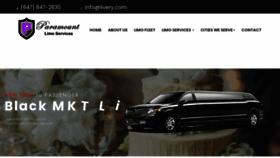 What Livery.com website looked like in 2020 (3 years ago)