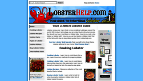 What Lobsterhelp.com website looked like in 2020 (3 years ago)