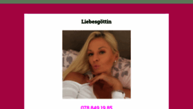 What Liebesgoettin.ch website looked like in 2020 (3 years ago)