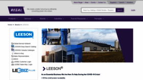 What Leeson.com website looked like in 2020 (3 years ago)