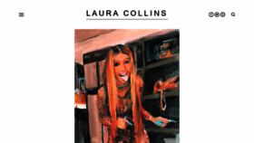 What Lauracollins.com website looked like in 2020 (3 years ago)