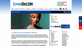 What Lovedazzle.com website looked like in 2020 (3 years ago)