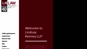 What Lklaw.ca website looked like in 2020 (3 years ago)