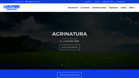 What Lariofiere.it website looked like in 2020 (3 years ago)