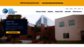 What Lrcc.edu website looked like in 2020 (3 years ago)