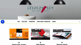 What Leszczynscy.pl website looked like in 2020 (3 years ago)