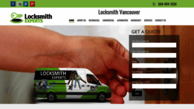 What Locksmith-vancouverbc.ca website looked like in 2020 (3 years ago)