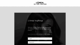 What Lorealstaffshop.co.uk website looked like in 2020 (3 years ago)