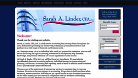 What Linderaccounting.com website looked like in 2020 (3 years ago)