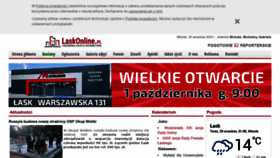 What Laskonline.pl website looked like in 2020 (3 years ago)
