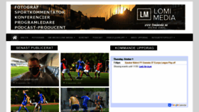What Lomimedia.nu website looked like in 2020 (3 years ago)