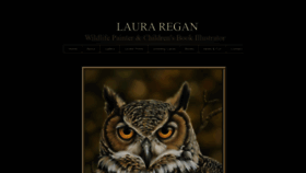 What Lauraregan.com website looked like in 2020 (3 years ago)