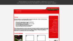 What Laaimylorrie.com website looked like in 2020 (3 years ago)