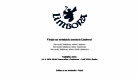 What Limbora.cz website looked like in 2020 (3 years ago)