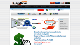 What Lucreazaonline.ro website looked like in 2020 (3 years ago)