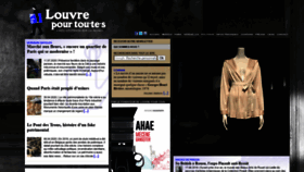 What Louvrepourtous.fr website looked like in 2020 (3 years ago)