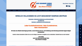 What Licht-gesundheit-energie.de website looked like in 2020 (3 years ago)