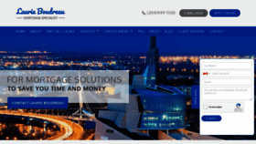 What Laurieboudreau.ca website looked like in 2020 (4 years ago)