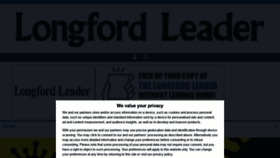 What Longfordleader.ie website looked like in 2020 (4 years ago)